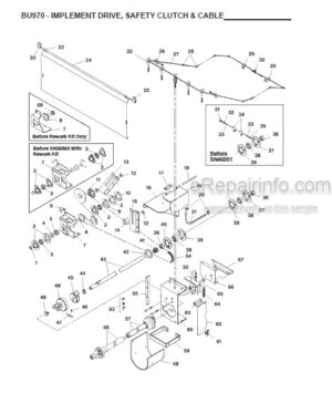 Photo 2 - Gehl 970 Parts Manual Forage Box 907144