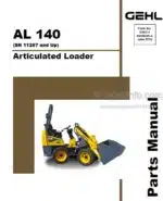 Photo 4 - Gehl AL140 Parts Manual Articulated Loader 918414