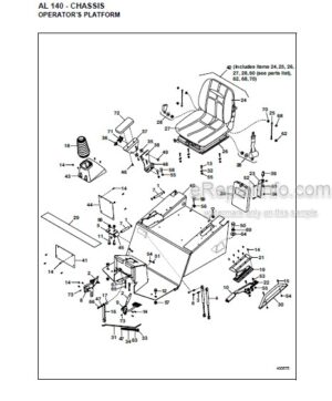 Photo 10 - Gehl AL140 Parts Manual Articulated Loader 918414