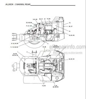 Photo 2 - Gehl AL20DX Parts Manual Articulated Loader 908181