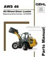 Photo 3 - Gehl AWS46 Parts Manual All Wheel Steer Loader 918266
