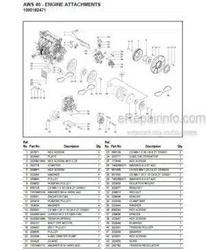 Photo 5 - Gehl AWS46 Parts Manual All Wheel Steer Loader 918266