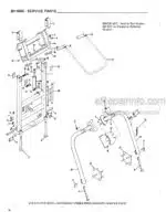 Photo 3 - Gehl BH1500 Owners Service And Parts Manual Bale Handler 901977