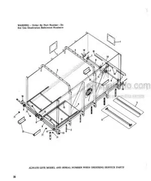 Photo 6 - Gehl CP1005 CP1205 Parts Manual Crop Processor 908161