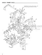 Photo 2 - Gehl CB1200 Service Parts Manual Forage Harvester 902495