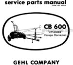 Photo 4 - Gehl CB600 Cylinder Service Parts Manual Forage Harvester 042915