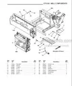 Photo 2 - Gehl CP1000 Parts Manual Crop Processor 908029
