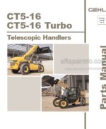 Photo 4 - Gehl CT5-16 CT5-16 Turbo Parts Manual Telescopic Handler 913226