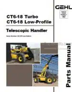 Photo 4 - Gehl CT6-18 Turbo CT6-18 Low-Profile Parts Manual Telescopic Handler 913224