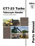 Photo 4 - Gehl CT7-23 Turbo Parts Manual Telescopic Handler 913221
