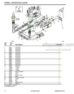 Photo 7 - Gehl CT6-18 Turbo Parts Manual Telescopic Handler 913347