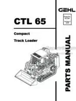 Photo 4 - Gehl CTL65 Parts Manual Compact Track Loader 917294