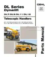 Photo 4 - Gehl DL Series Dynalift DL7 DL9 DL11 DL12 Parts Manual Telescopic Handlers 913272