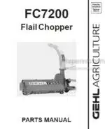 Photo 4 - Gehl FC7200 Parts Manual Flail Chopper 908009