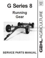 Photo 4 - Gehl G Series 8 Service Parts Manual Running Gear 906694