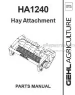Photo 4 - Gehl HA1240 Parts Manual Hay Attachment 908142