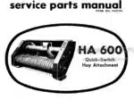 Photo 4 - Gehl HA600 Service Parts Manual Quick-Switch Hay Attachment 042704