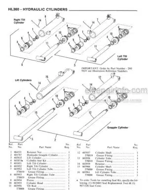 Photo 7 - Gehl AWS46 Parts Manual All Wheel Steer Loader 918266