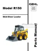Photo 4 - Gehl R150 Parts Manual Skid-Steer Loader 50940204