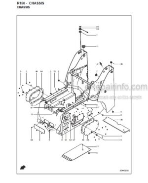 Photo 3 - Gehl R150 Parts Manual Skid-Steer Loader 50940204