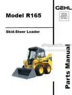 Photo 4 - Gehl R165 Parts Manual Skid-Steer Loader 50940205