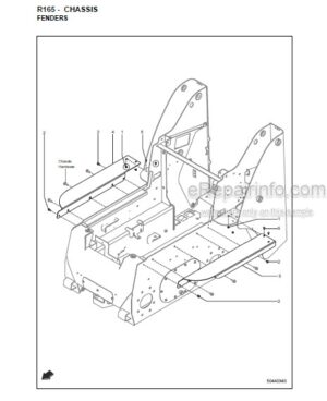 Photo 6 - Gehl R165 Parts Manual Skid-Steer Loader 50940205