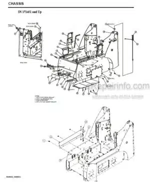 Photo 4 - Gehl R190 R190EU R190 X-Series Parts Manual Skid-Steer Loader 50950170