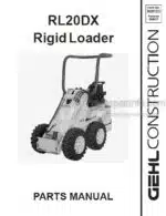 Photo 4 - Gehl RL20DX Parts Manual Rigid Loader 908183