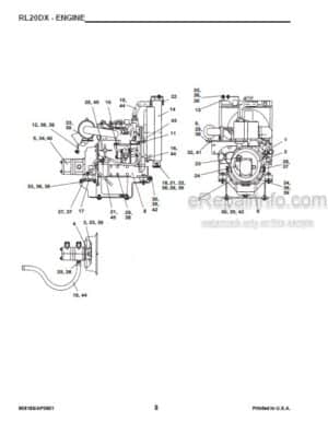 Photo 3 - Gehl RL20DX Parts Manual Rigid Loader 908183