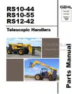 Photo 4 - Gehl RS10-44 RS10-55 RS12-42 Parts Manual Telescopic Handler 913322