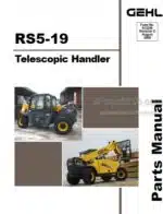 Photo 4 - Gehl RS5-19 Parts Manual Telescopic Handler 913259