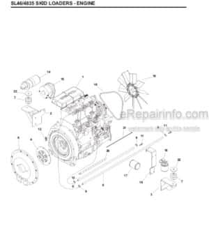 Photo 6 - Gehl 340 Parts Manual Articulated Loader 918413