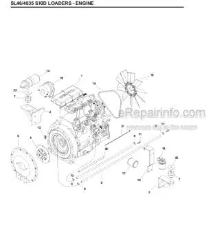 Photo 6 - Gehl 340 Parts Manual Articulated Loader 918413