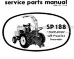 Photo 4 - Gehl SP188 Service Parts Manual Chop-King Self-Propelled Harvester 2324B