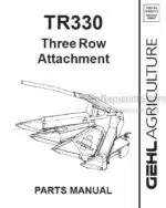 Photo 3 - Gehl TR330 Parts Manual Three Row Attachment 908013
