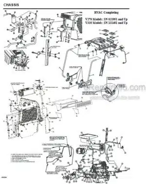 Photo 1 - Gehl V270 V270EU V330 V330EU Parts Manual Skid-Steer Loader 917376