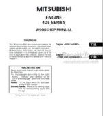 Photo 4 - Mitsubishi 4D56 Engine 1991 And Subsequent Workshop Manual PWEE9067-G