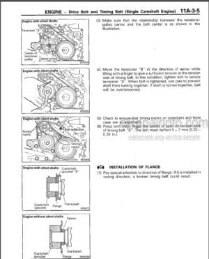Photo 1 - Mitsubishi 4G6 Series Engine 1991 And Subsequent Workshop Manual PWEE9037-D