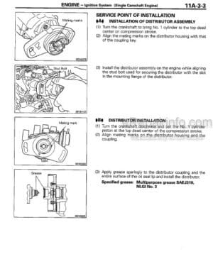 Photo 7 - Mitsubishi 4G9 Series Workshop Manual Engine PWEE9101-E