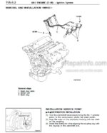 Photo 5 - Mitsubishi 6A1-EW Series Workshop Manual Engine PWEE9622