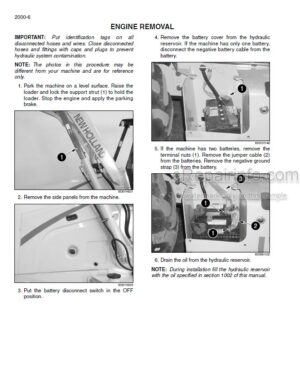 Photo 3 - Case New Holland U80 Service Manual Loader Landscaper 6-81730