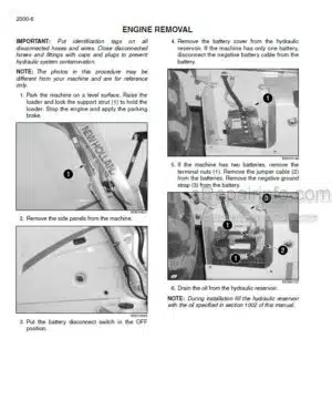 Photo 4 - Case New Holland U80 Service Manual Loader Landscaper 6-81730