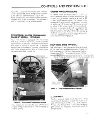 Photo 7 - Ford 6500 Operators Manual Tractor Loader Backhoe 42650010