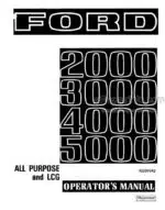 Photo 4 - Ford 2000 3000 4000 5000 Operators Manual And Service Data Book Tractor