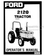 Photo 4 - Ford 2120 Operators Manual Tractor 42212010