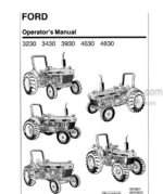 Photo 4 - Ford 3230 3430 3930 4630 4830 Operators Manual Tractor 42323050