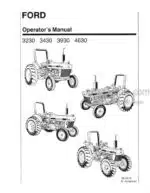 Photo 4 - Ford 3230 3430 3930 4630 Operators Manual Tractor 42323040