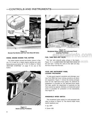 Photo 12 - Ford 5550 Operators Manual Tractor Loader Backhoe 42555010