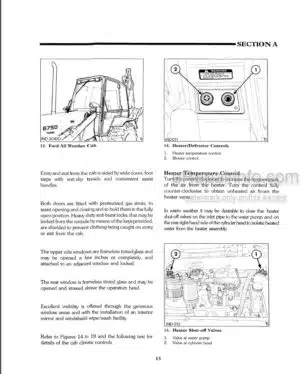 Photo 2 - Ford 555D 575D 655D 675D Operators Manual Backhoe Loader 42055526