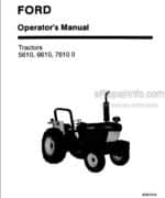 Photo 6 - Ford 5610 6610 7610II Operators Manual Supplement Tractor